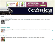 Tablet Screenshot of confessionsofatherapist.com